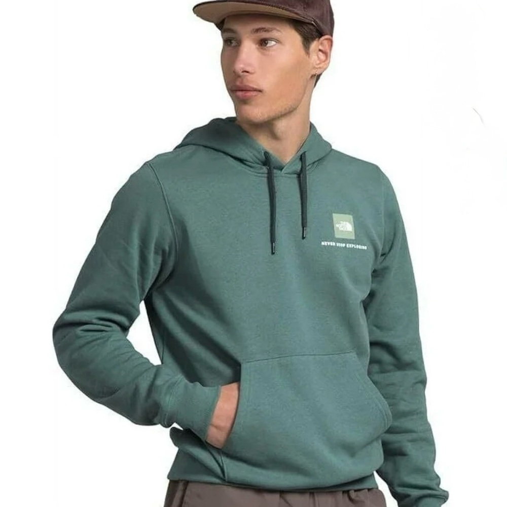 The North Face Dark Green Logo Hoodie